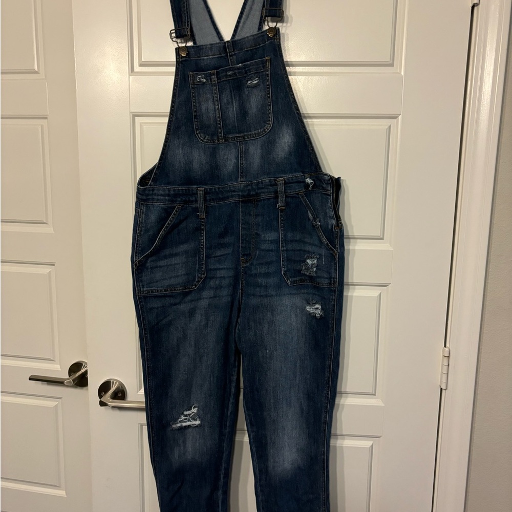 Denim overalls